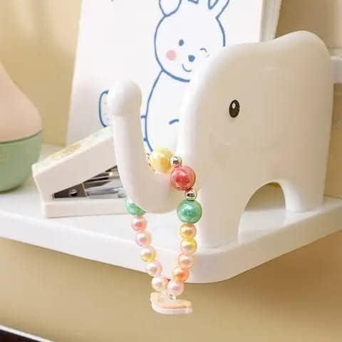 Elephant Shape Self  Floating Wall Shelf  (Pack of 2)